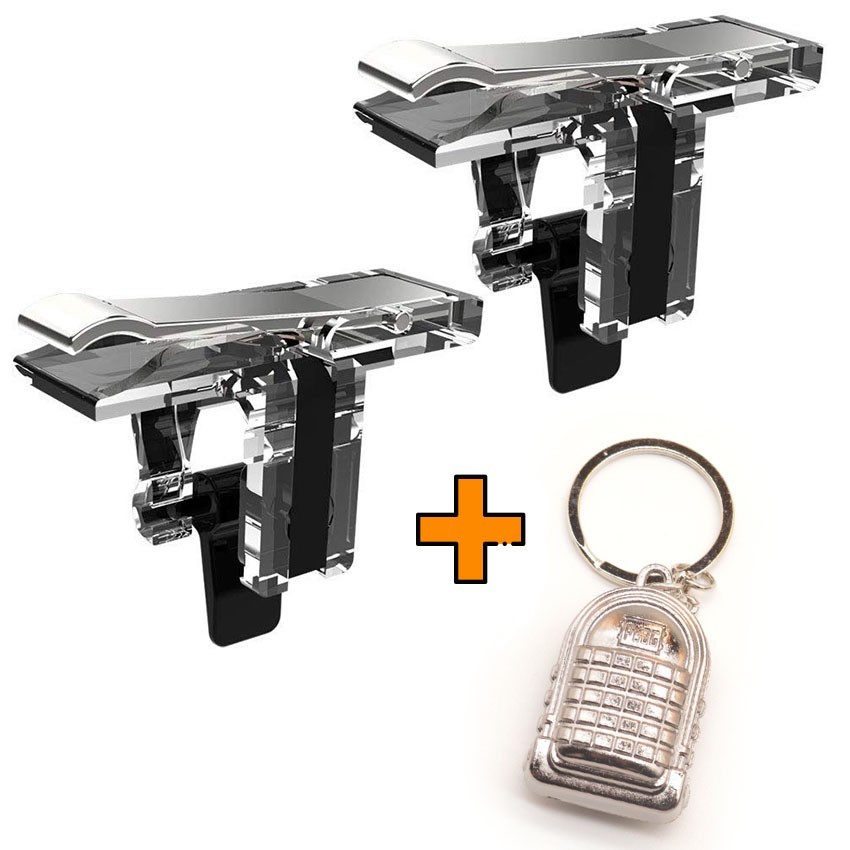 

Игровые контроллеры Marpiel T10S (геймпад триггеры курки для смартфона для PUBG) + брелок рюкзак 3 уровня