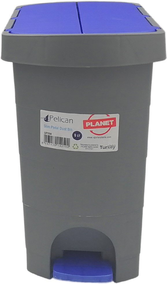 

Ведро с педалью Planet Pelican 9 л Серо-зеленые