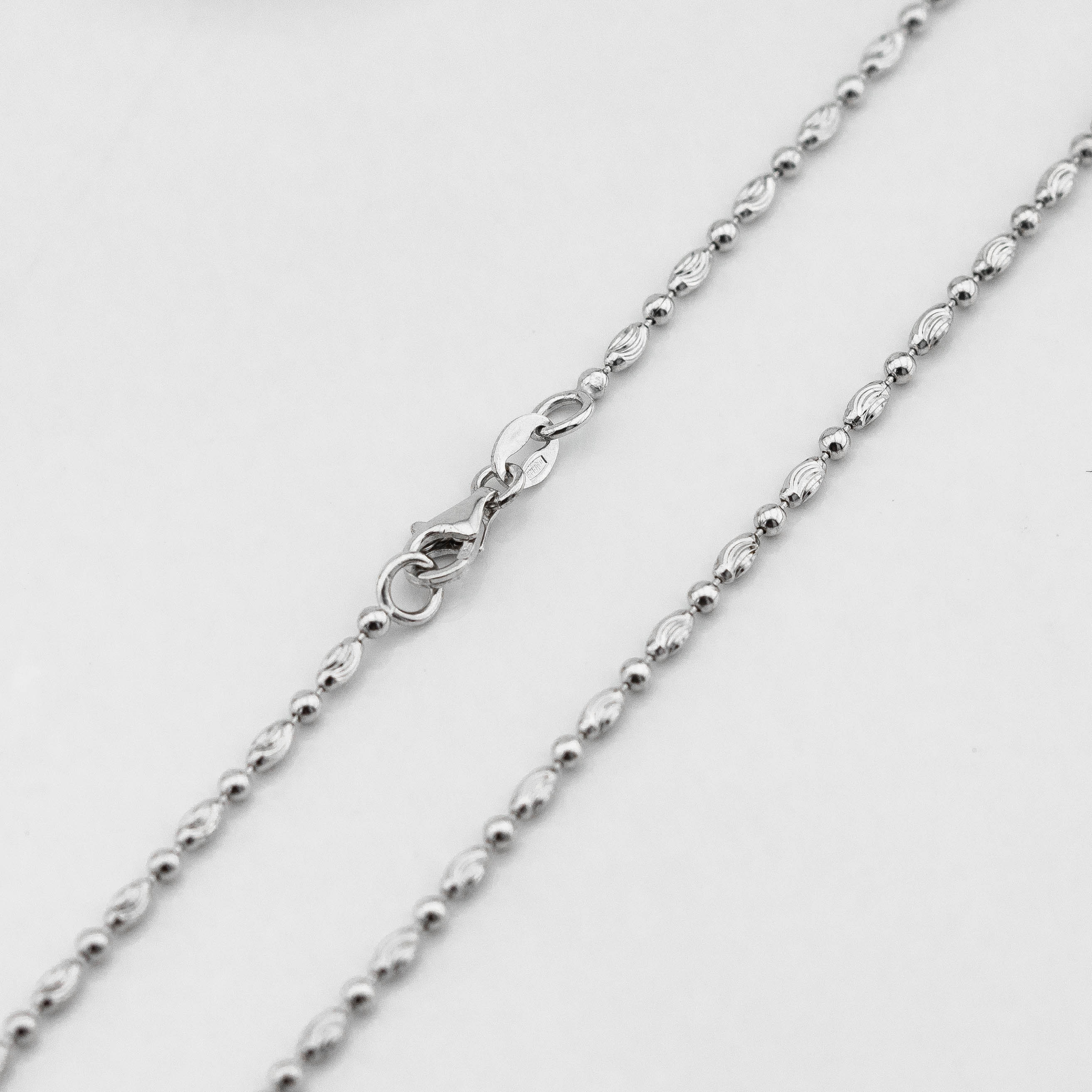 

Серебряная цепочка Шариковое плетение k23331 Диамант, 50 размер