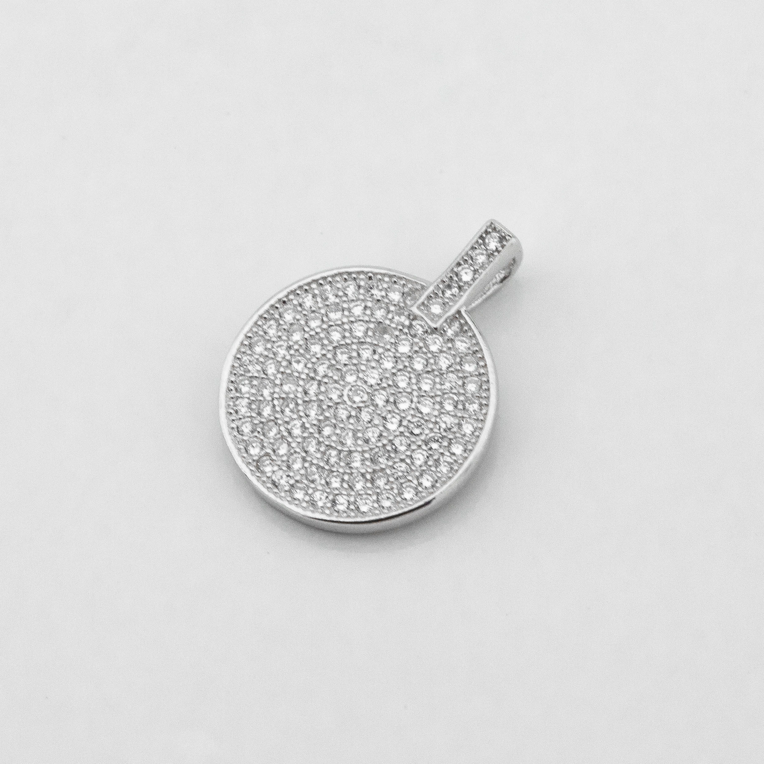 

Серебряная подвеска с фианитами p13903 Диамант