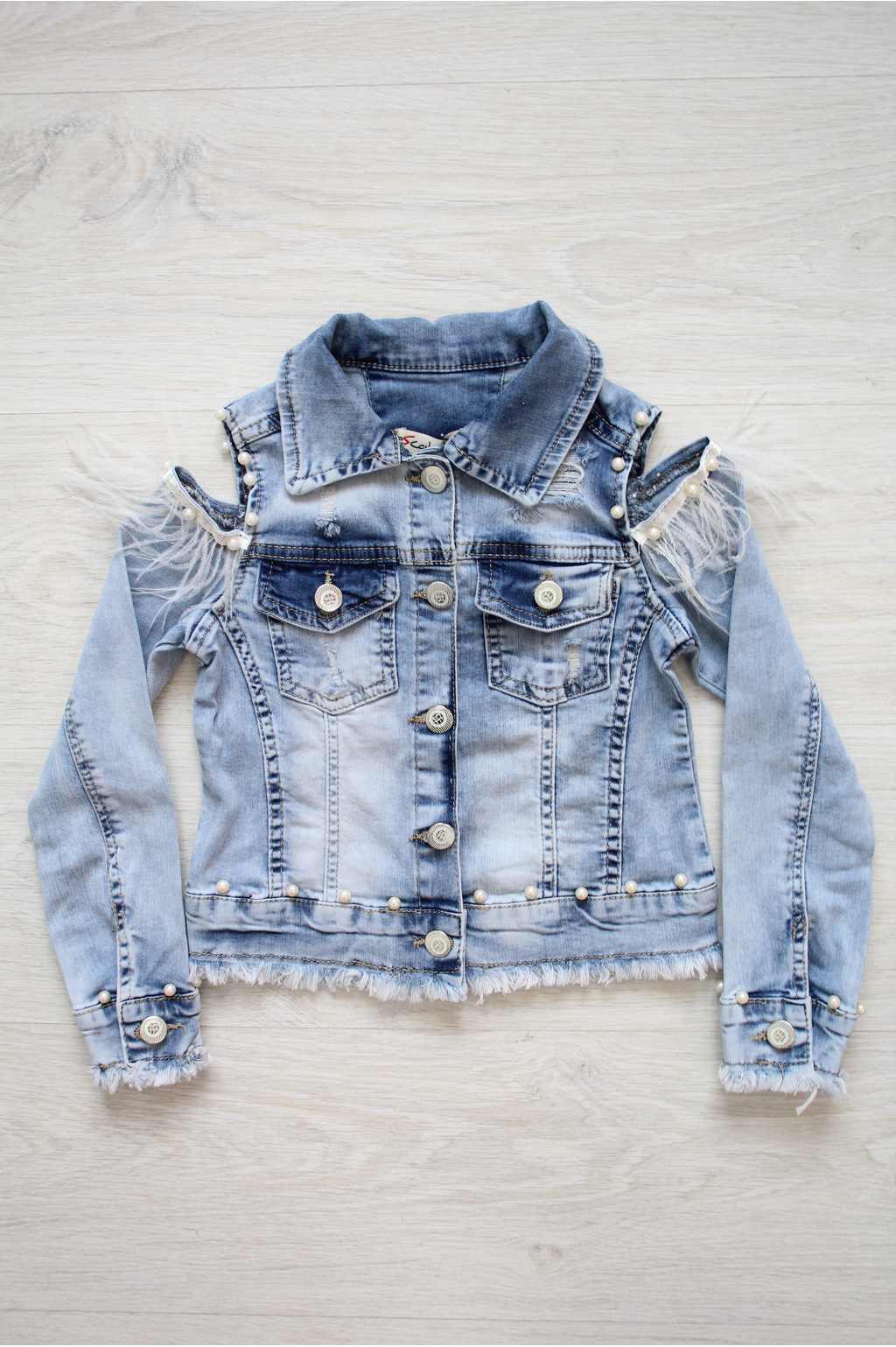 

Джинсовая куртка Escabel Kids 176 см Голубой (2125000601373)