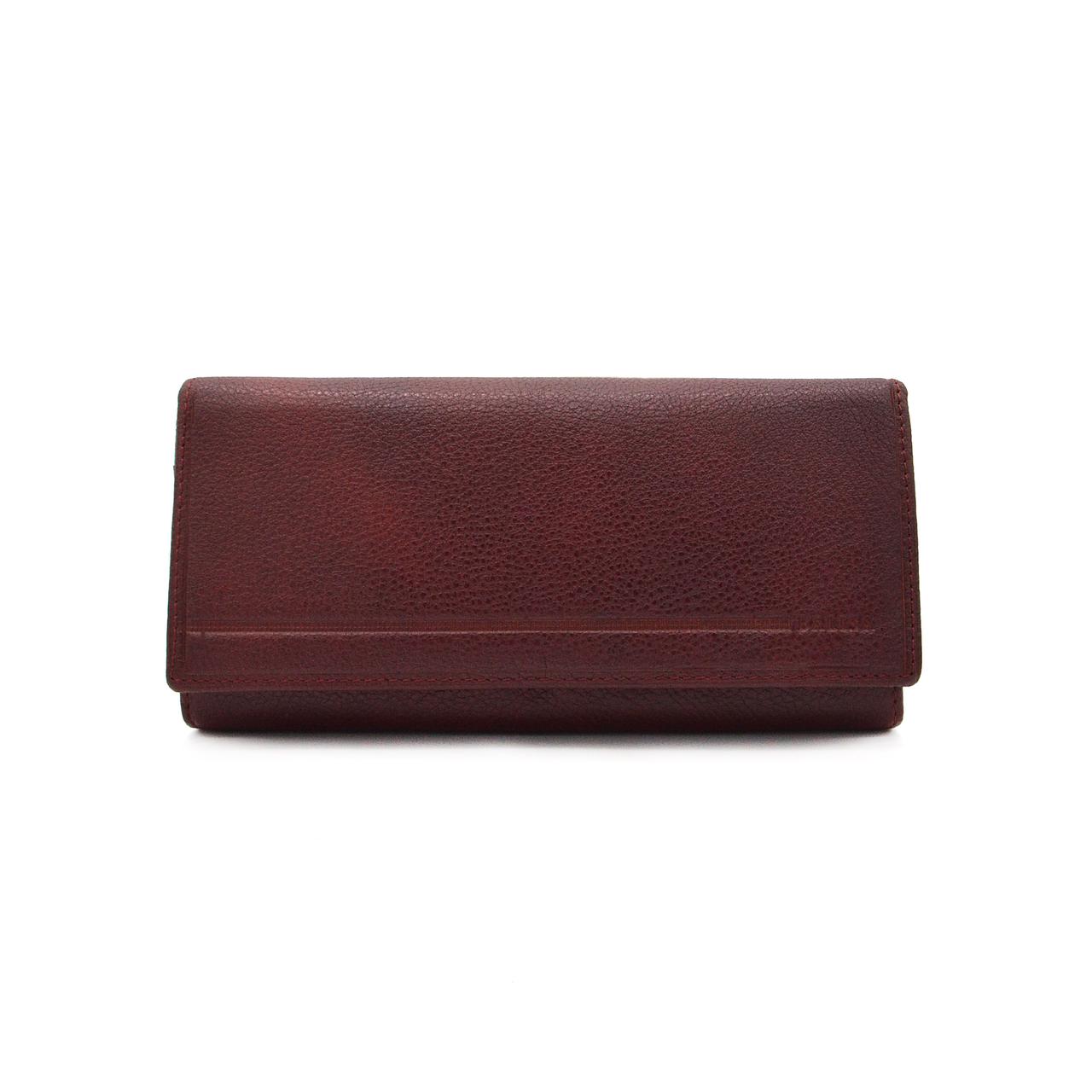 

Кошелёк женский Balisa из кожи на кнопке, бордовый PY D-131 purpleish red