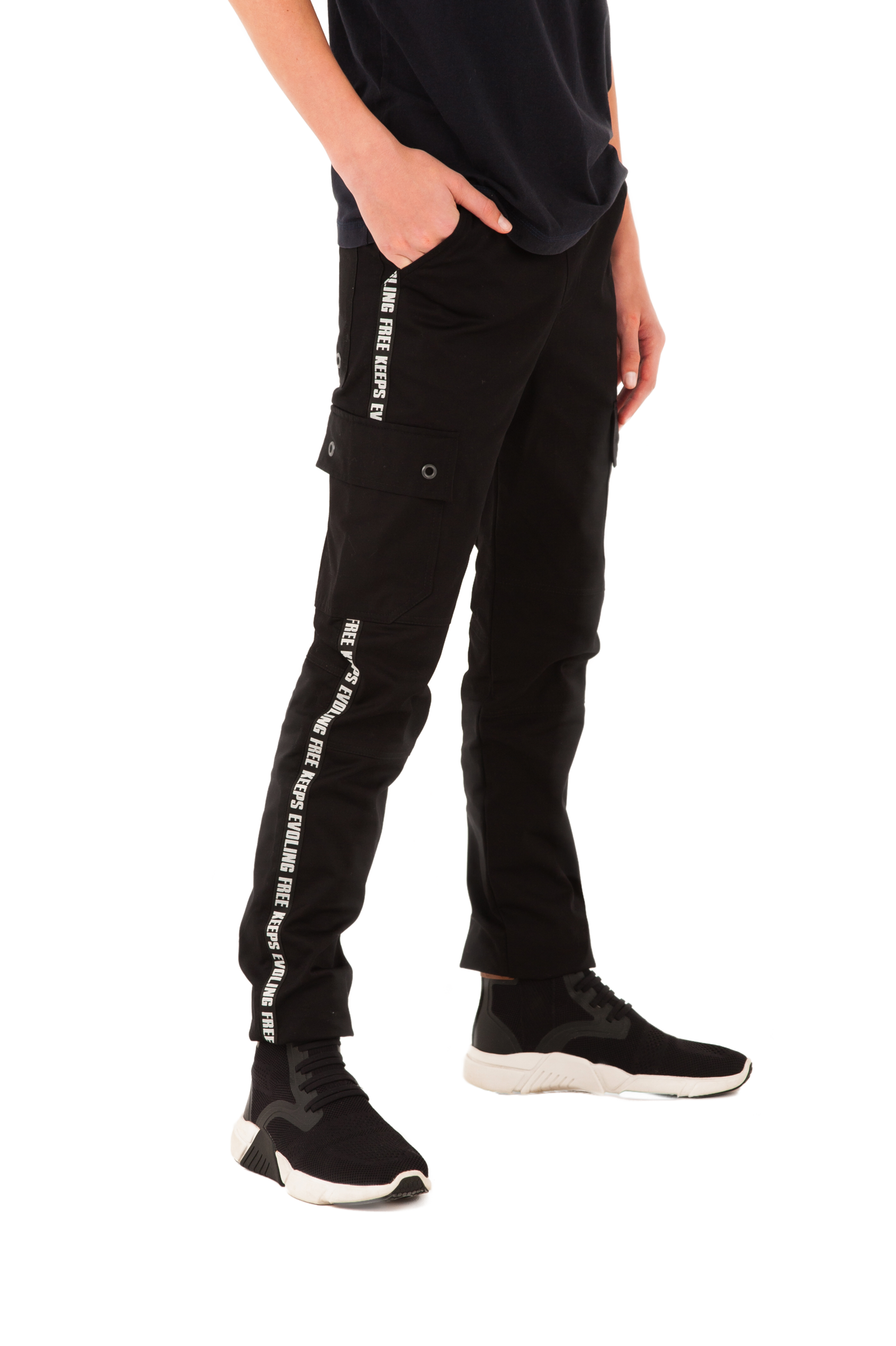 

Брюки KIT-lime joggers "KIT" для подростка, черные -р.104-арт.01-41-02B