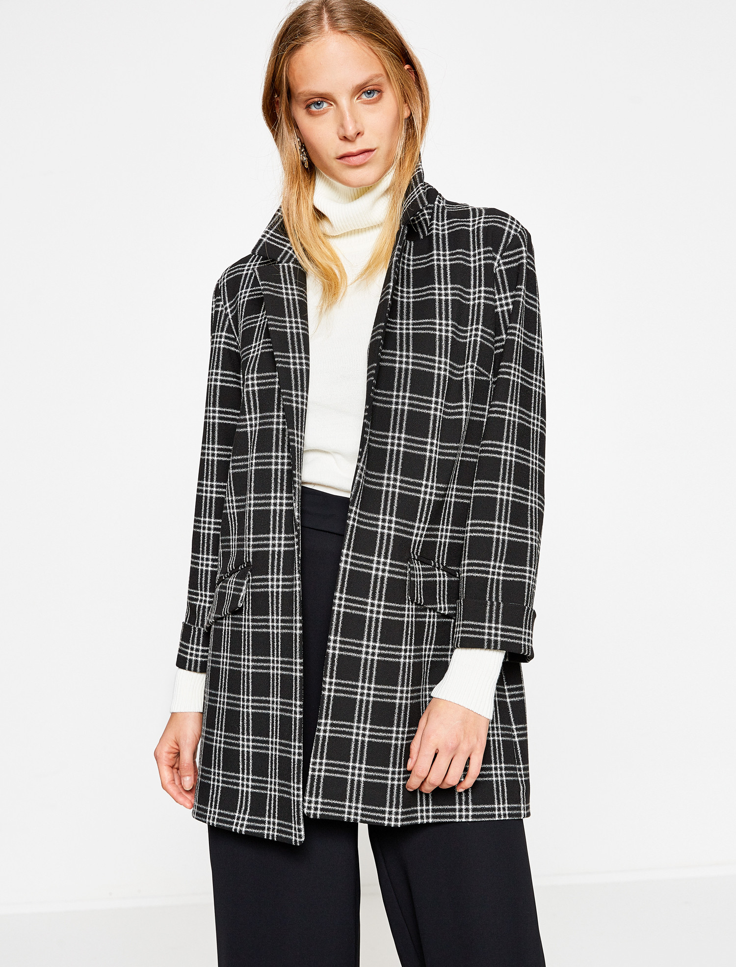 

Пиджак Koton 8KAK52391RW-10P 36 Black Check