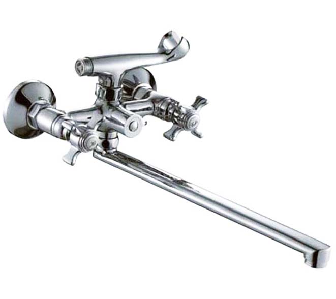 

Смеситель для ванны Haiba Zeus euro 140 керамика (HB0420)