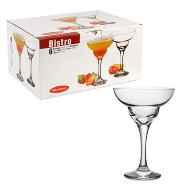 

Набір келихів для маргарити (Ph-44787) Bistro 250 мл 6 шт.