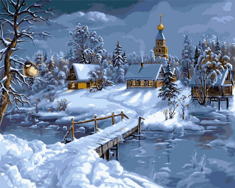 

Картина по номерам Babylon Зимняя сказка, 50 х 65 см (VPS169)