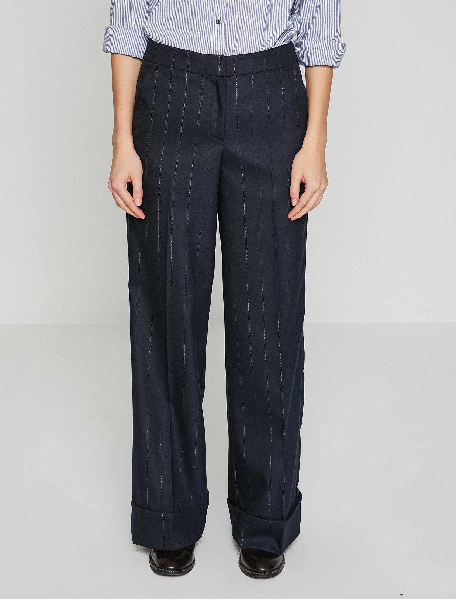 

Брюки Koton 8KAF40196OW-L89 34 Navy Stripe