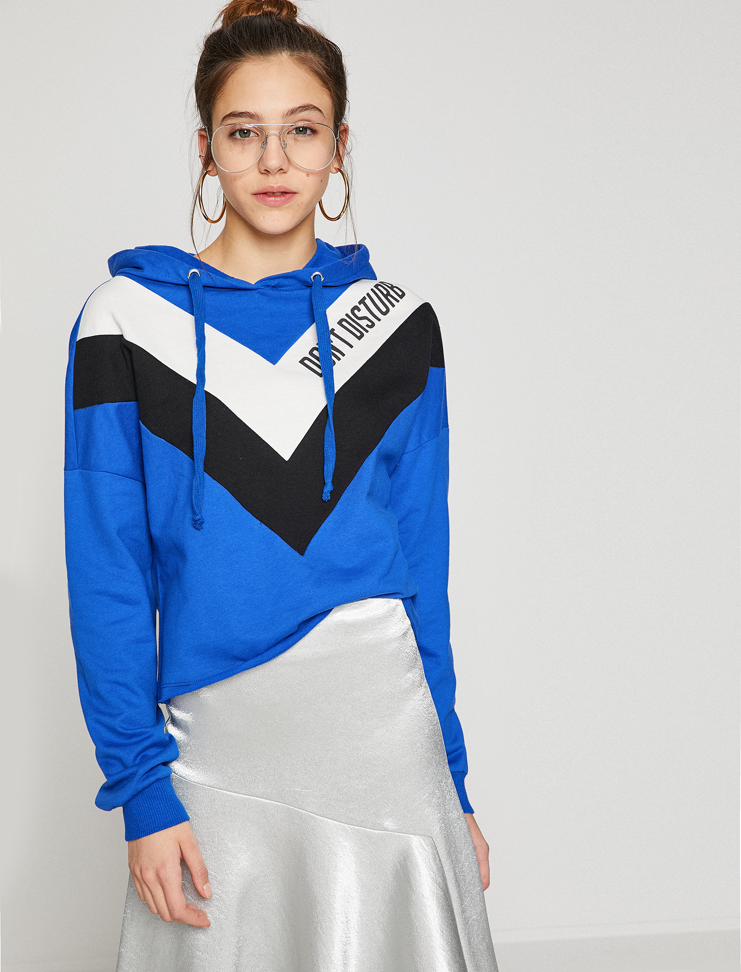 

Худи Koton 8YAL11780JK-626 S Blue