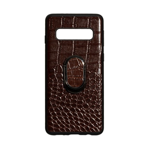 

Чехол Genuine Leather Croco для Samsung Galaxy S10 (Коричневый)