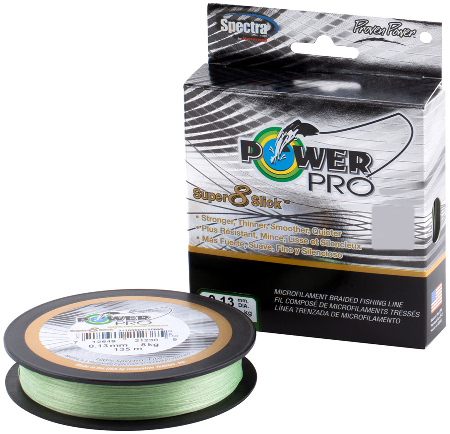 

Шнур Power Pro Super 8 Slick 135 м 0.13 мм 8 кг Aqua Green (22667884)