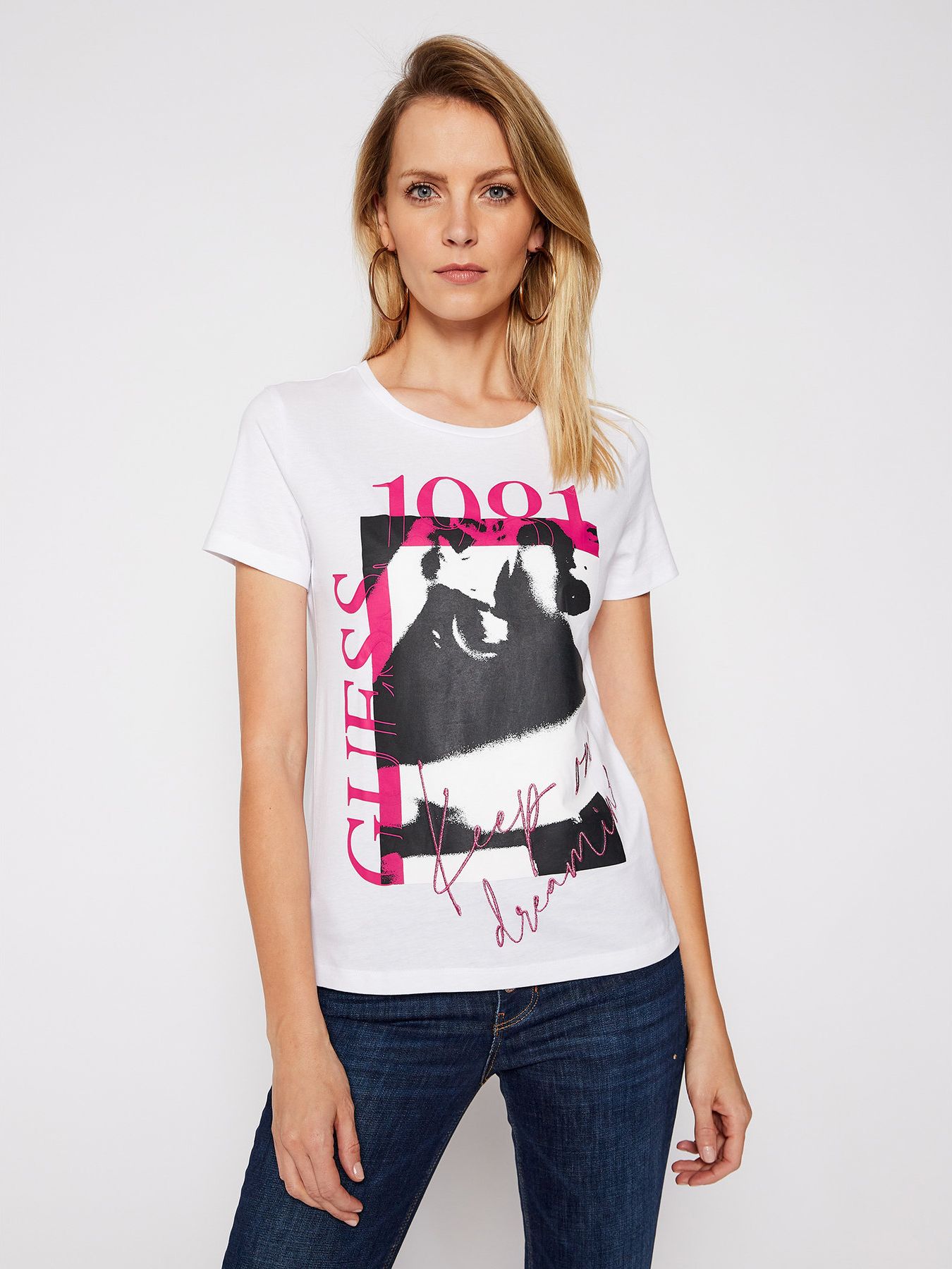 

Футболка Guess W1RI49-I3Z00 XS True white A000