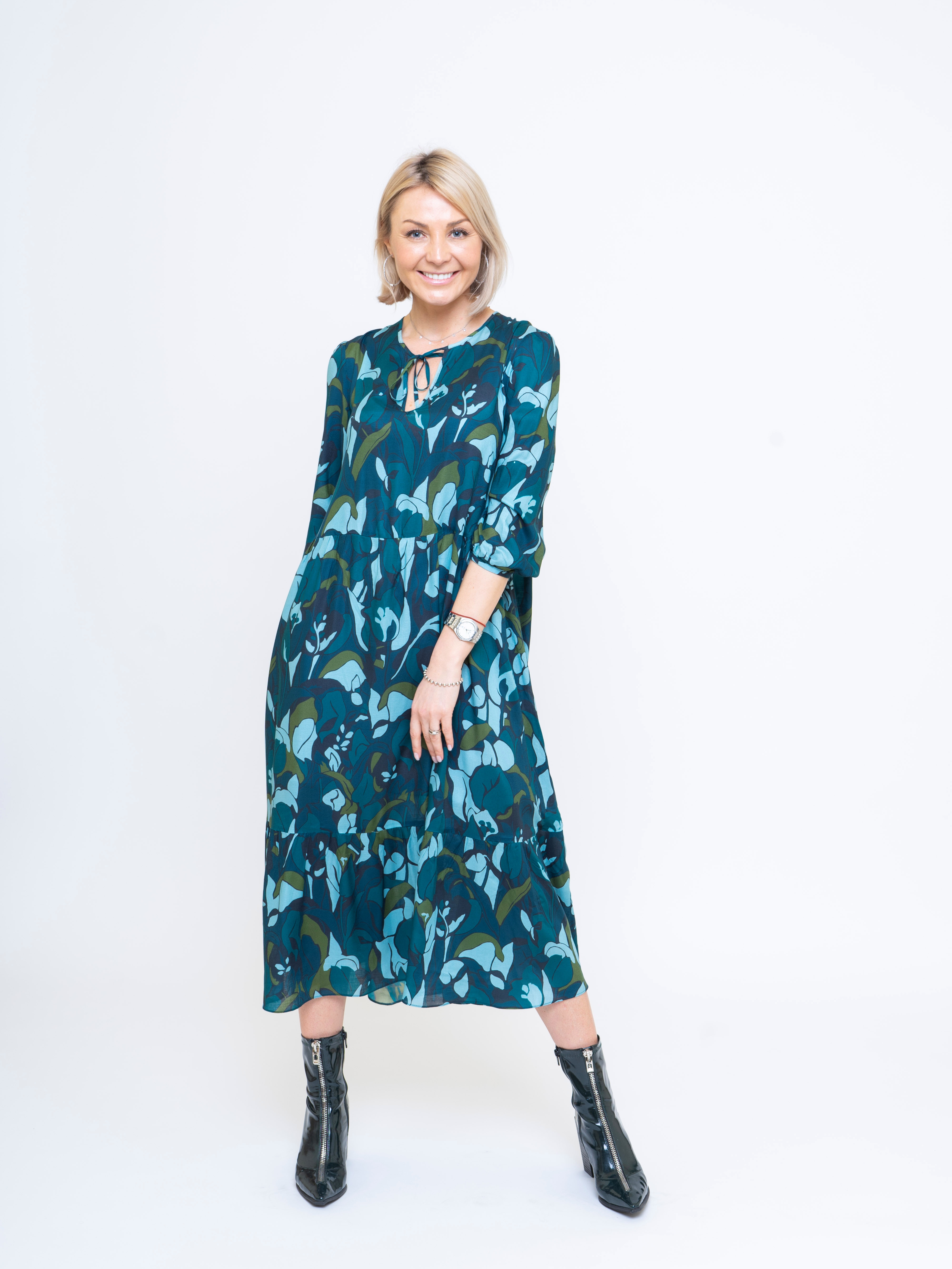 

Платье Viaje V02-16/5 XL Синее с зеленым