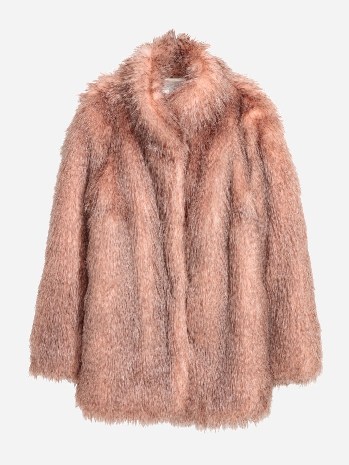 

Шуба H&M hm01110011 34 Розовая