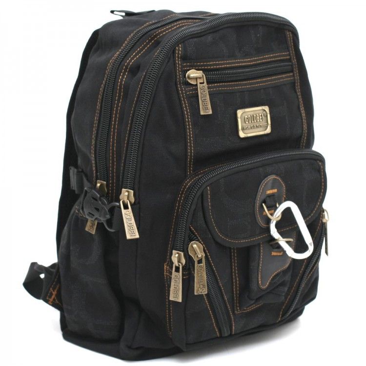 

Джинсовый подростковый рюкзак Gold Be 28 x 40 x 18 см Черный (b259/1)