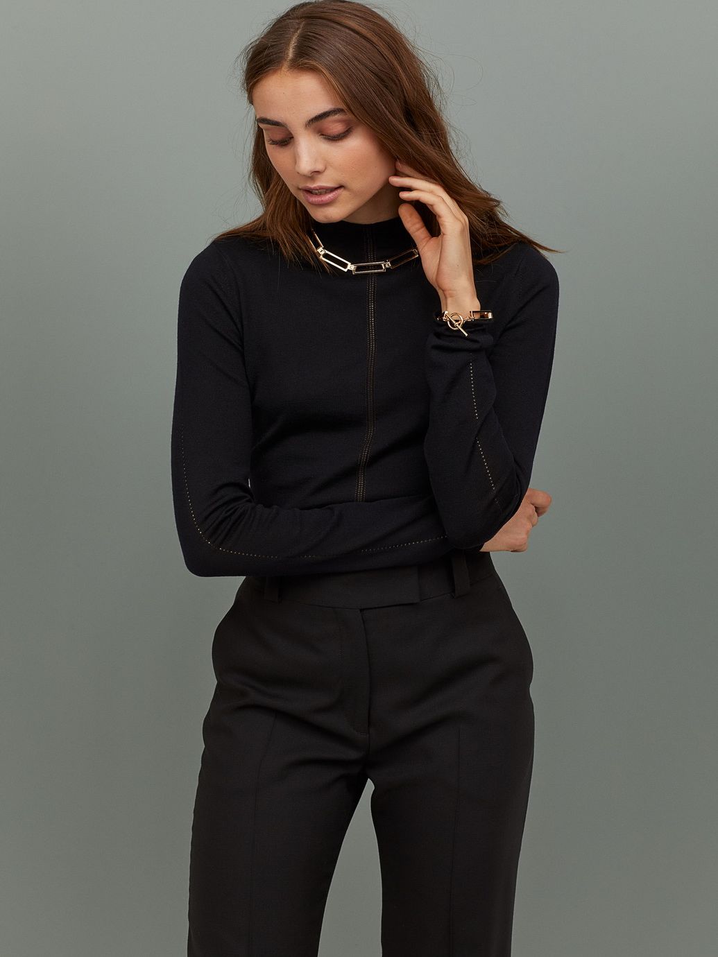 

Джемпер H&M 0776735-0 M Черный