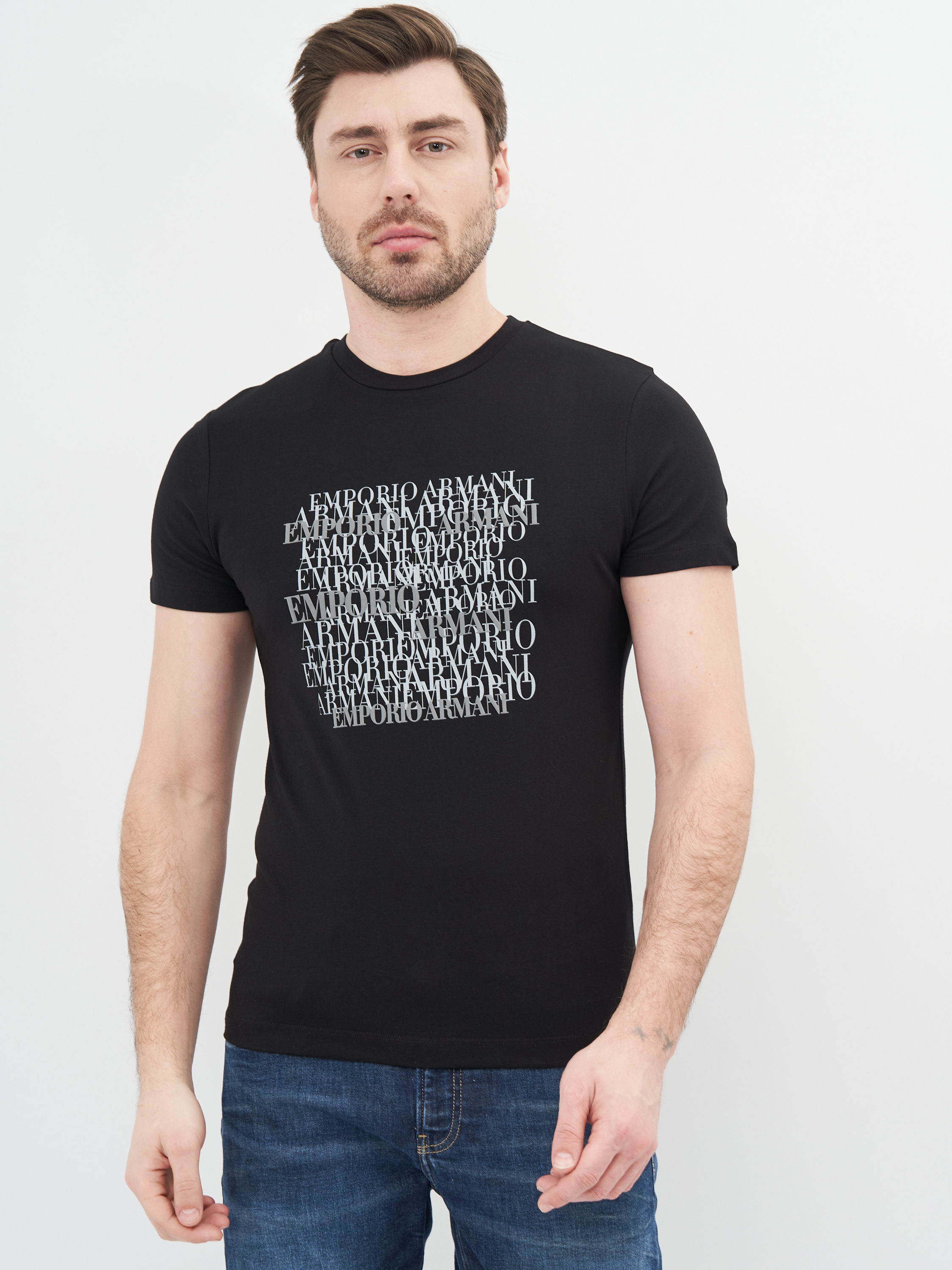 

Футболка Emporio Armani 10547.1  (44) Черная, Футболка Emporio Armani 10547.1 S (44) Черная