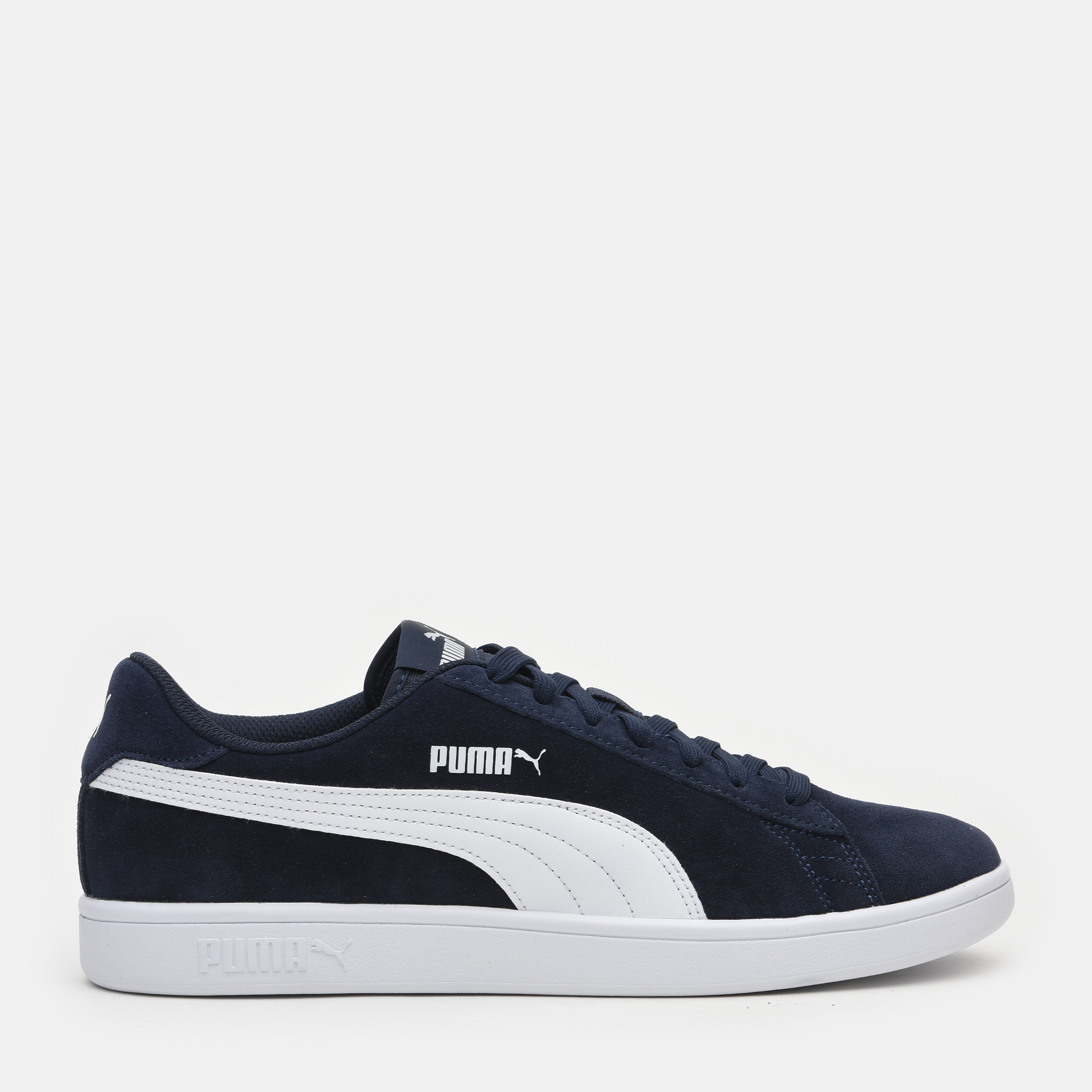 Акція на Чоловічі кеди низькі Puma Smash V2 36498904 44 (9.5) 28.5 см Peacoat-Puma White від Rozetka