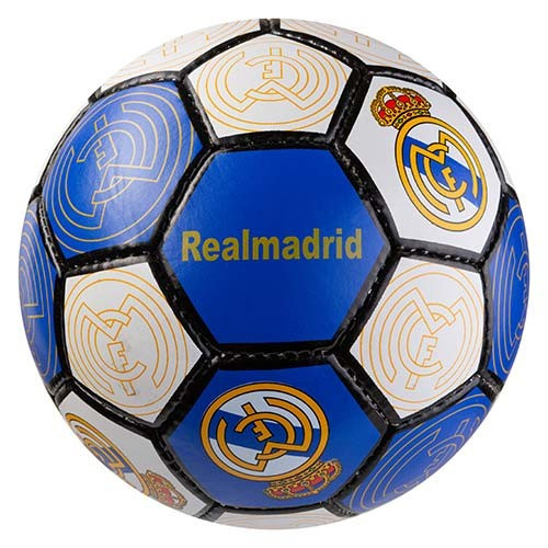

Мяч футбольный РЕАЛ МАДРИД REAL MADRID 5 размера для улицы сшитый вручную синий (СМИ GR4-453M/4)