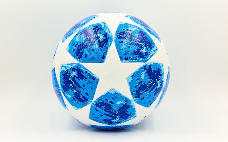 

Мяч футзальный для мини футбола Лига Чемпионов 4 размер CHAMPIONS LEAGUE бело голубой (СПО FB-7271)