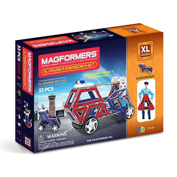 

Магнитный конструктор Крейсеры XL Спасатели, 33 эл., Magformers