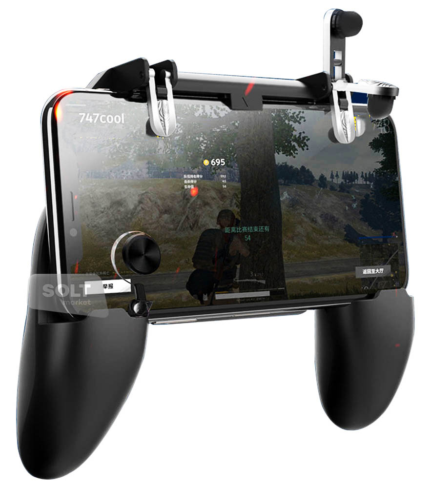 

Геймпад джойстик для игр на смартфоне Unit W11 Pubg Mobile Controller, iOS, Android Black