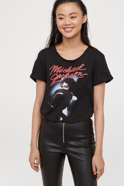 

Футболка H&M 0685819 S чорний комб.