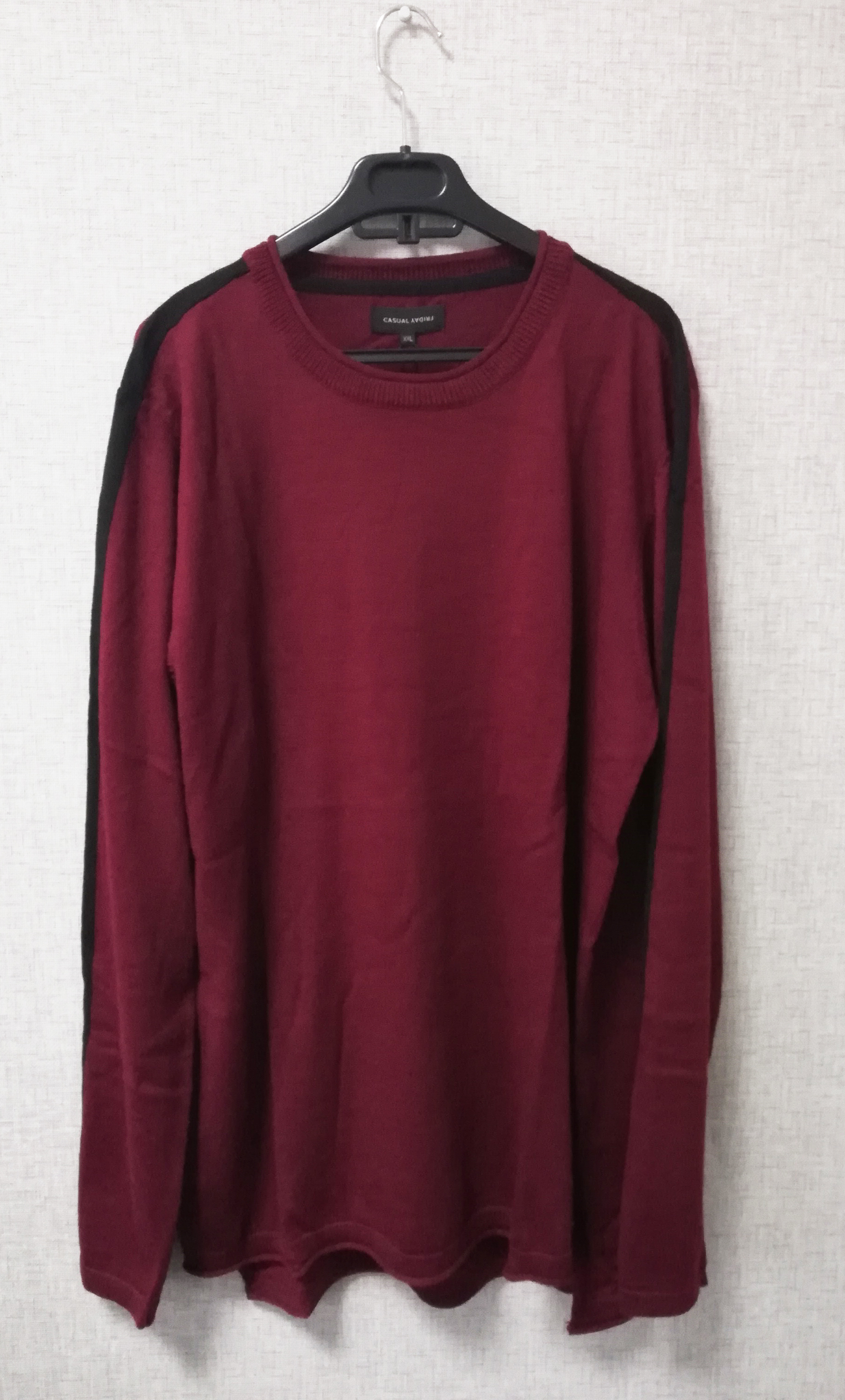 

джемпер Casual Friday 20501393 XL бордовий з чорним