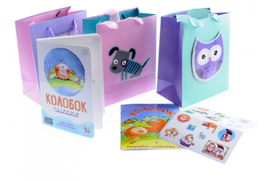 

Развивающая книга с дополненной реальностью TaleAR, Колобок