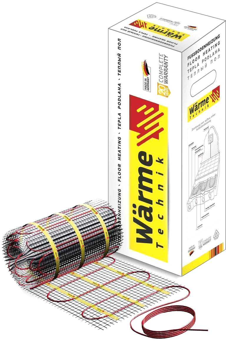 

Мат нагревательный Warme Twin Mat 1.5 м²/225 Вт (WTM 151)