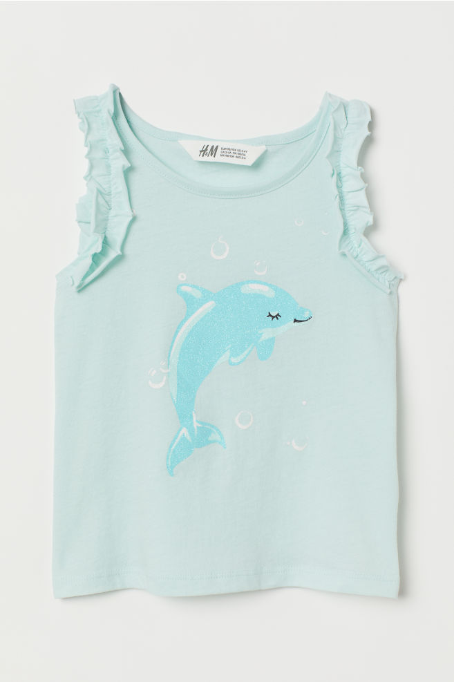 

Майка H&M Р75000 110-116 см Светло-бирюзовая (P-100465)