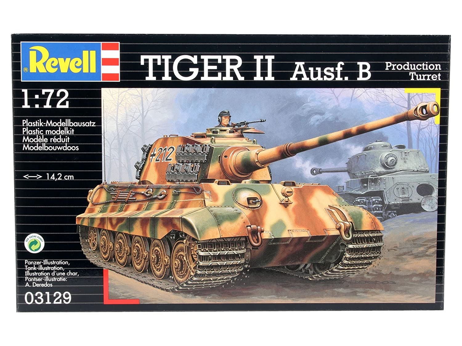 

Сборная модель REVELL Немецкий танк Tiger II Ausf. B (MR-3129)