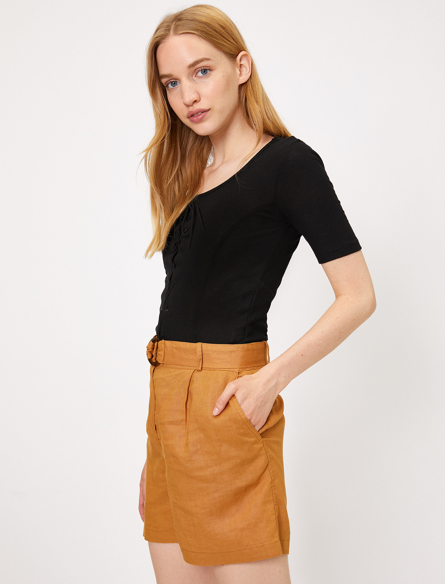

Футболка Koton 8YAL11082OK-999 XL Black