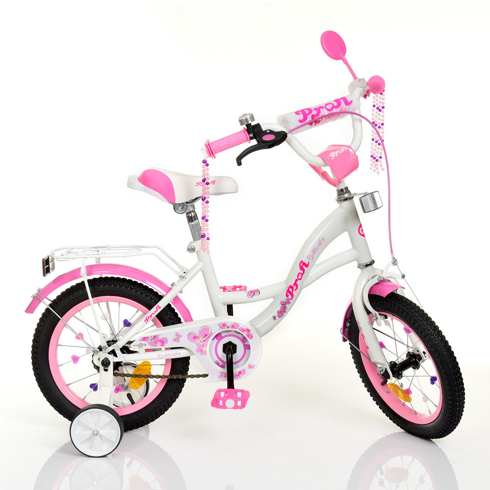

Велосипед PROFI Butterfly New 14" Y1425 White / Pink (Y1425)