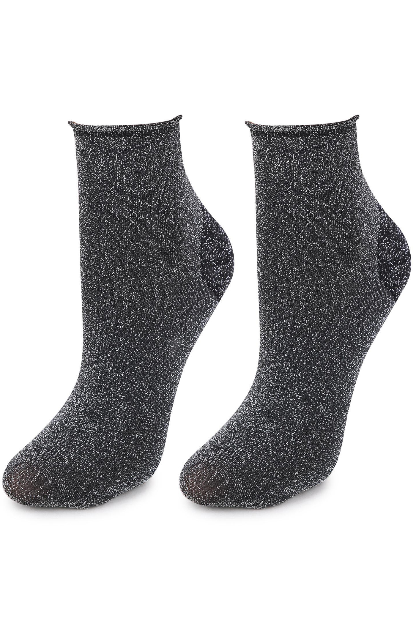 

Носки блестящие с люрексом MARILYN SHINE 04 36-40 Nero/Silver