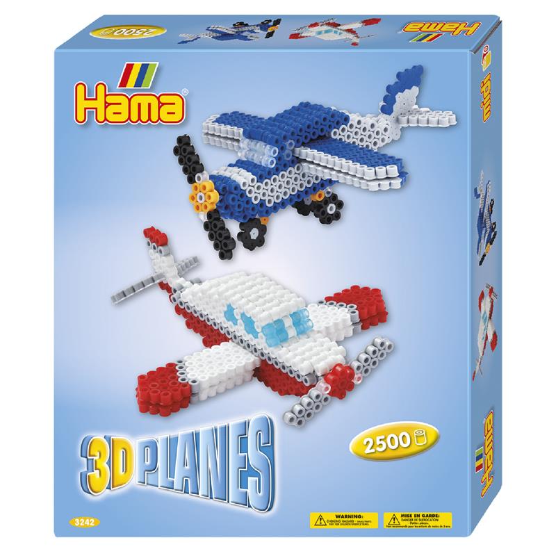 

Термомозаика HAMA Набор термомозаики "Объемные самолеты" Midi 5+ ( 7126 )