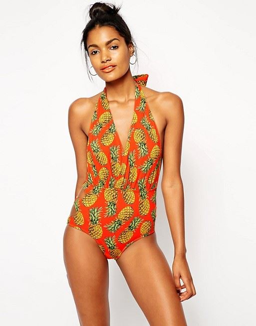 

Цельный купальник Asos S SW001000-o