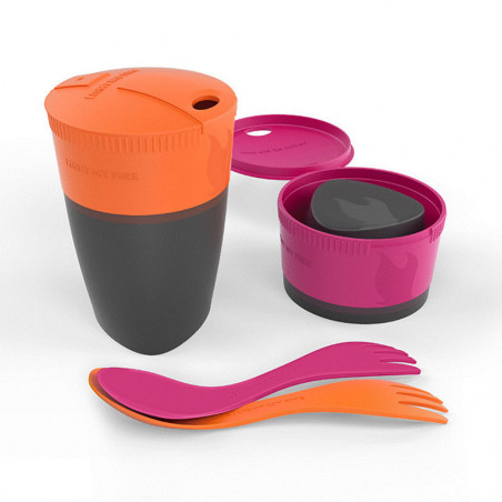 

Набор стаканов Light My Fire Cup'n Spork Pink/orange