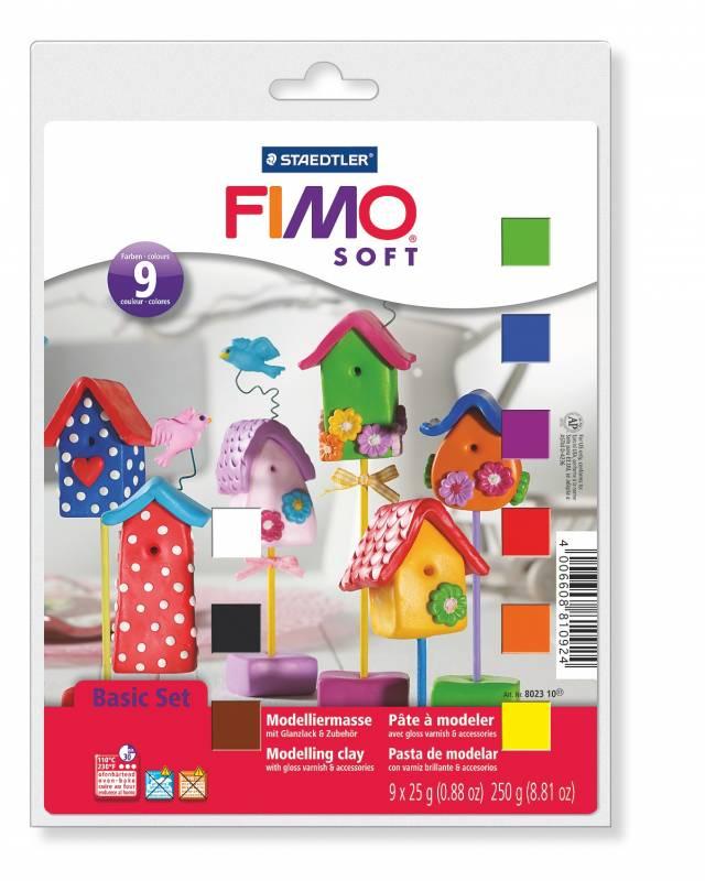 

Пластика Fimo Soft Ассорти набор 9цвx25г (4006608810924)