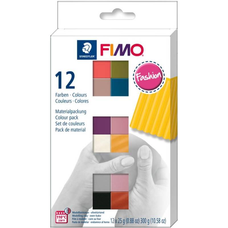 

Пластика Fimo Fashion Colours набор 12цвх25гр (4007817053447)