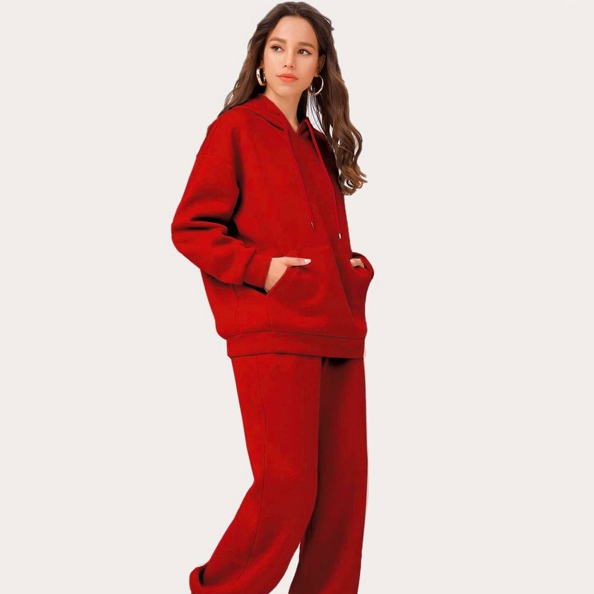 

Костюм женский спортивный утепленный 2 в 1 Basic red Berni Fashion (XL) Красный
