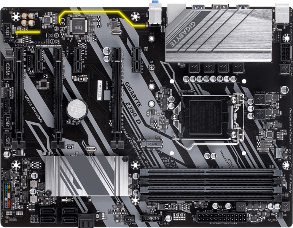 

Материнская плата Gigabyte Z390 D (s1151, Intel Z390, PCI-Ex16)