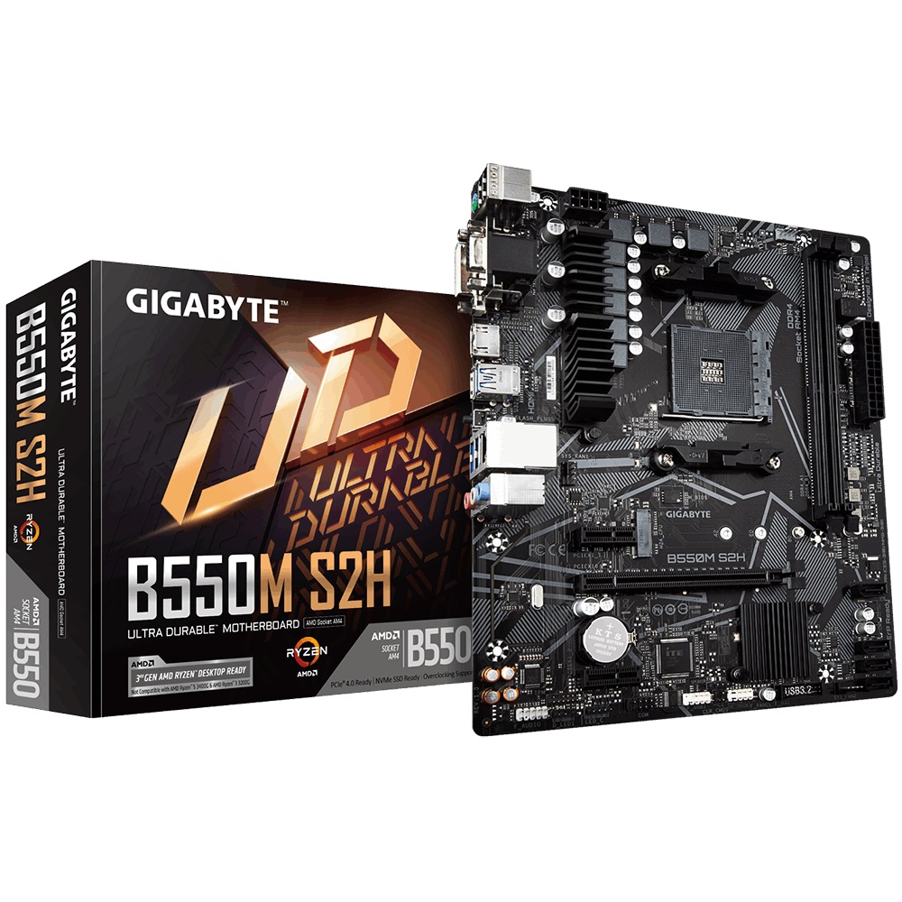 

Материнская плата Gigabyte B550M S2H Socket AM4