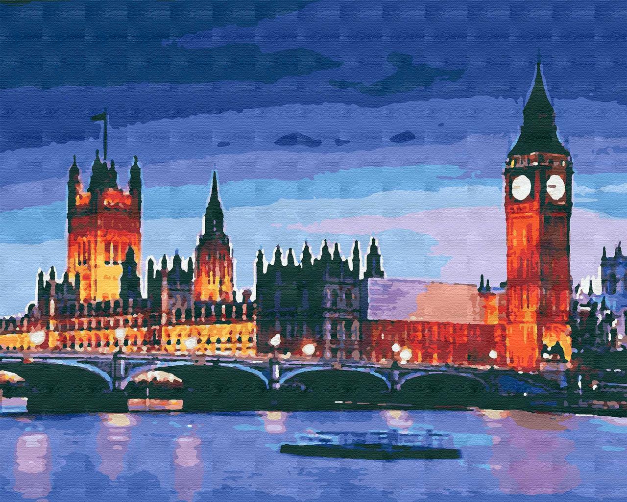 

Картина по номерам Лондон, цветной холст, 40*50 см, без коробки RB