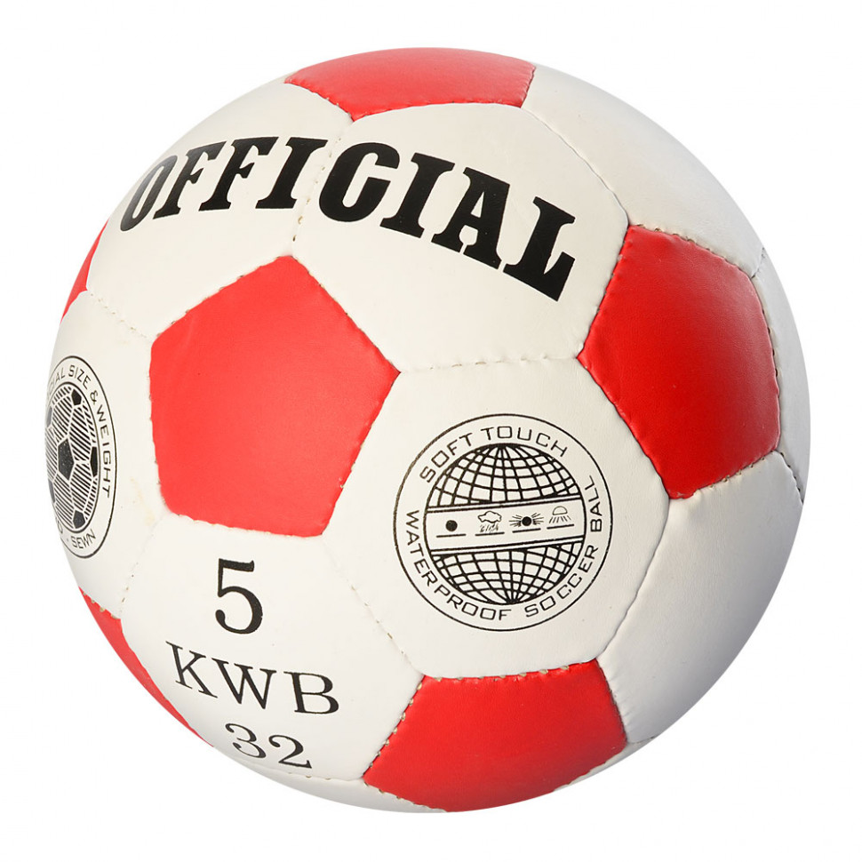 

Мяч футбольный OFFICIAL 2500-203(Red)
