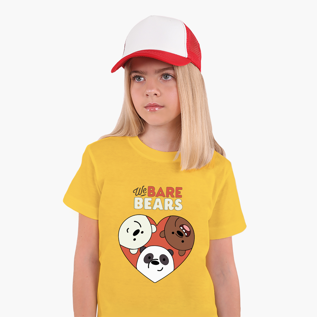 

Детская футболка Вся правда о медведях (We Bare Bears) (25186-2669) 122-128 см Хлопок Желтый