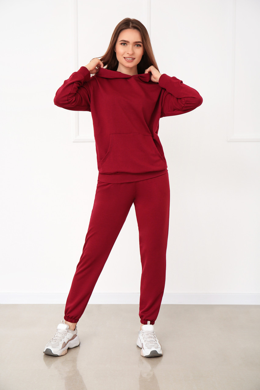 

Легкий спортивный костюм Fashion Girl "Energy" - бордовый, Легкий спортивный костюм Fashion Girl "Energy" 42-44 бордовый