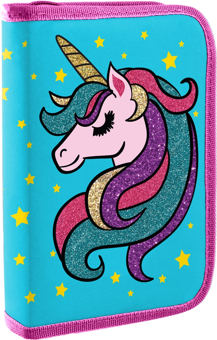 

Пенал твердый YES HP-04 одинарный с двумя клапанами Unicorn (532873)
