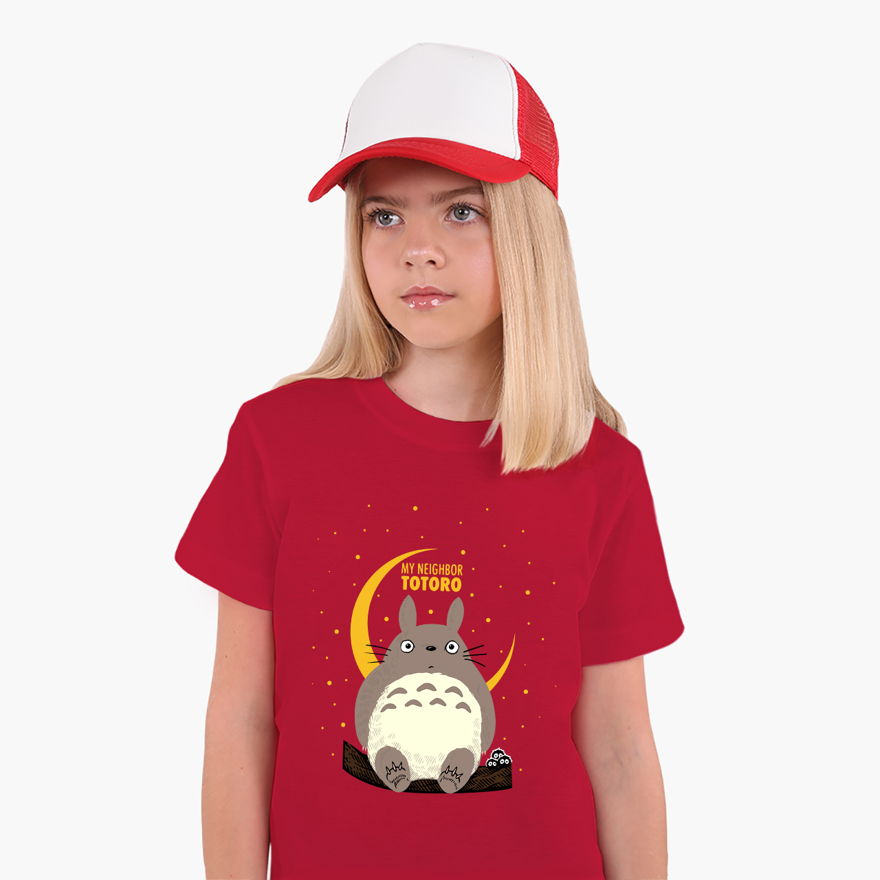 

Детская футболка Мой сосед Тоторо (My Neighbor Totoro) (25186-2657) 158-164 см Хлопок Красный
