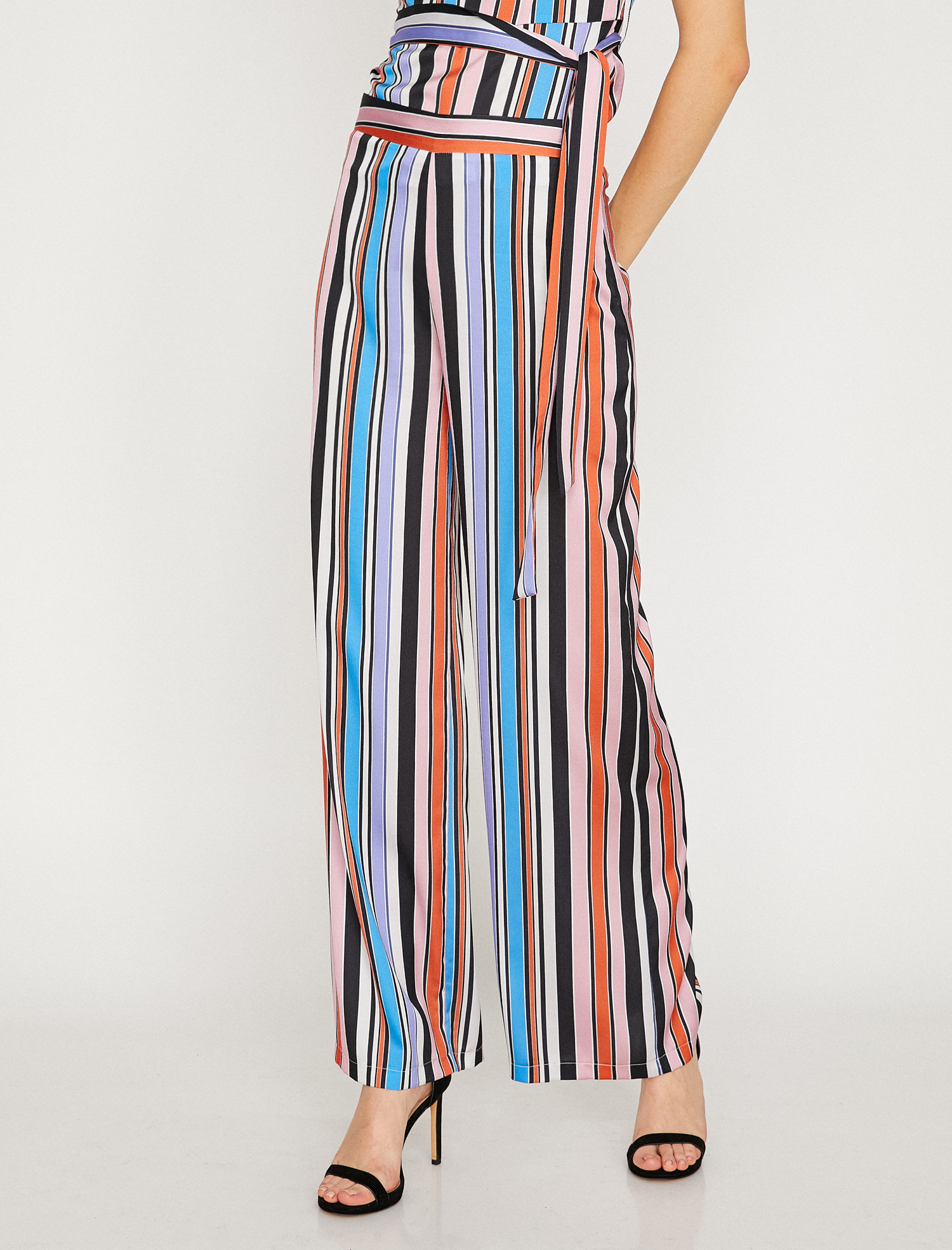 

Брюки Koton 8YAF40269GW-L96  Blue Stripe, Брюки Koton 8YAF40269GW-L96 34 Blue Stripe